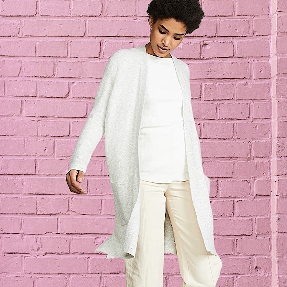 Madewell Kent Merino Wool in Grey XS